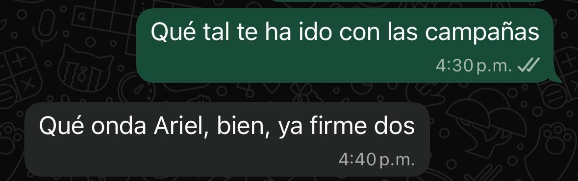 Mensaje de Enrique Plaza, de Connectavit: ya firmé dos