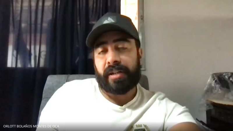 Orlott Bolaños, de Sebra Inmobiliaria, en su testimonio en video